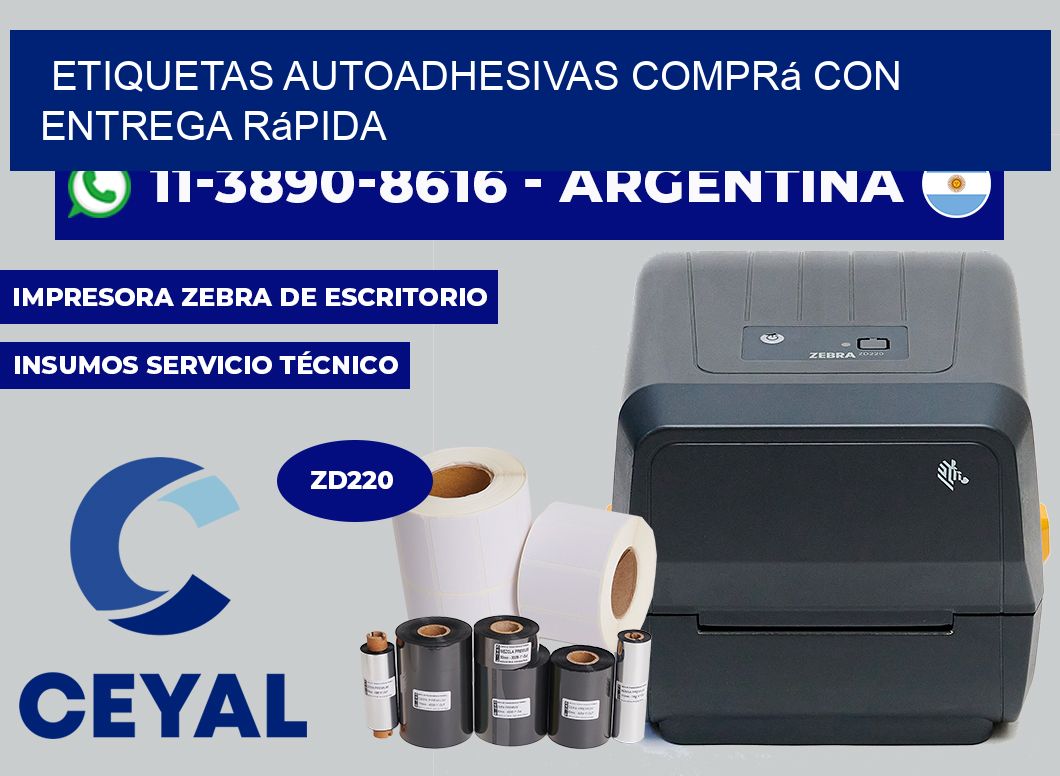 ETIQUETAS AUTOADHESIVAS Comprá con entrega rápida