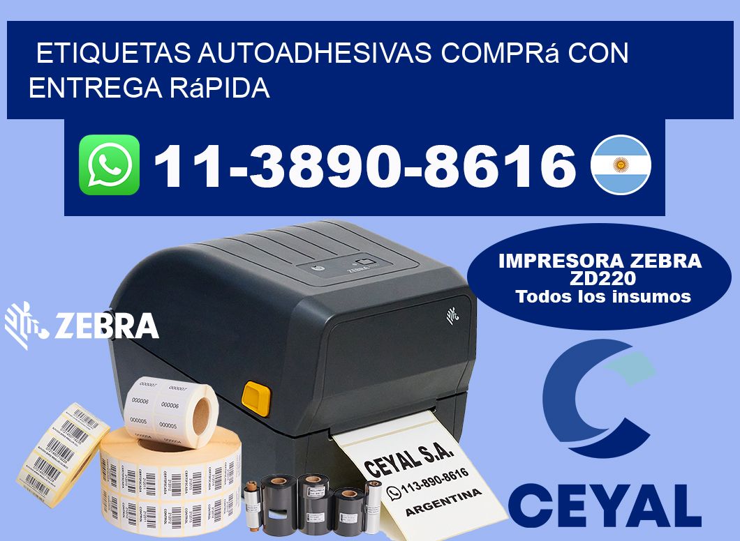 ETIQUETAS AUTOADHESIVAS Comprá con entrega rápida