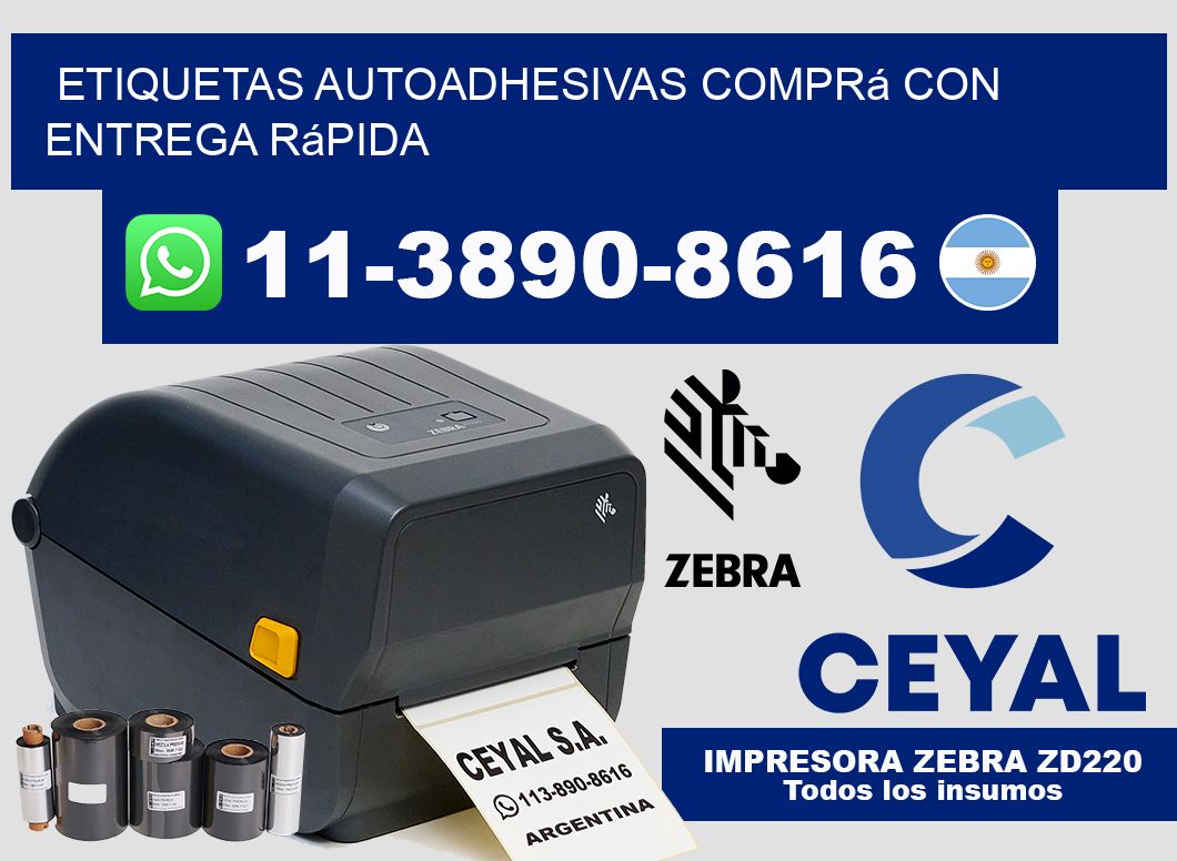 ETIQUETAS AUTOADHESIVAS Comprá con entrega rápida