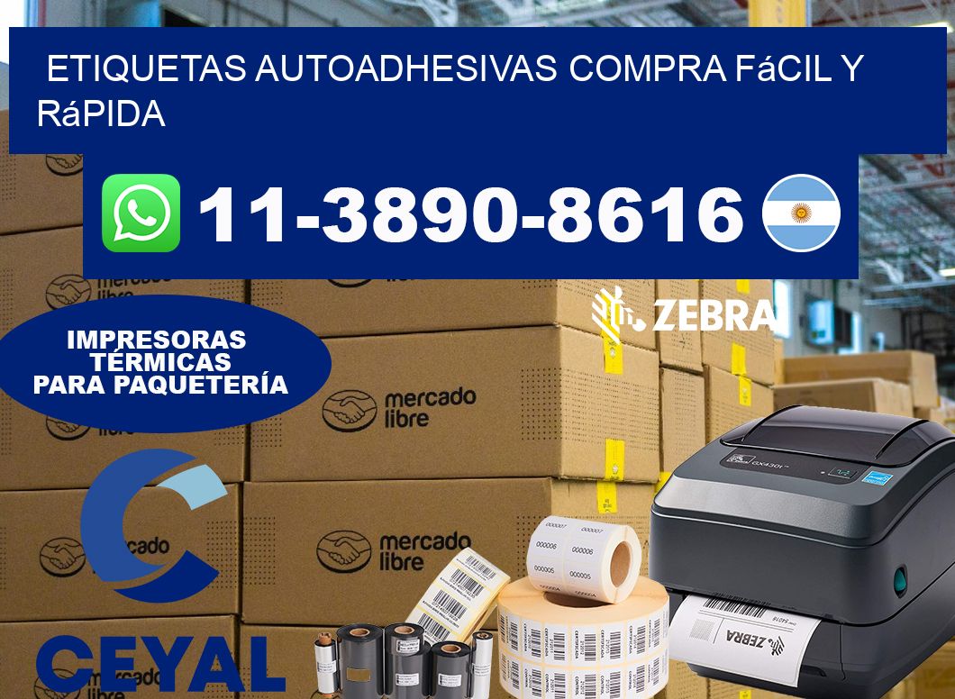 ETIQUETAS AUTOADHESIVAS Compra fácil y rápida