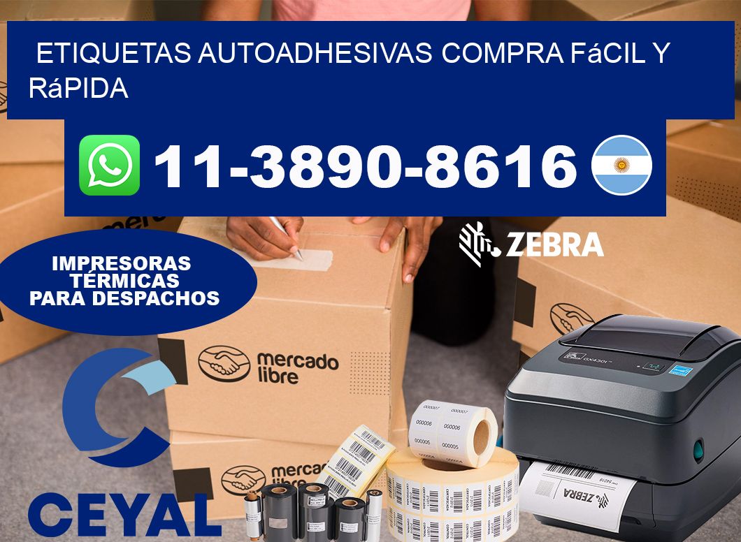 ETIQUETAS AUTOADHESIVAS Compra fácil y rápida