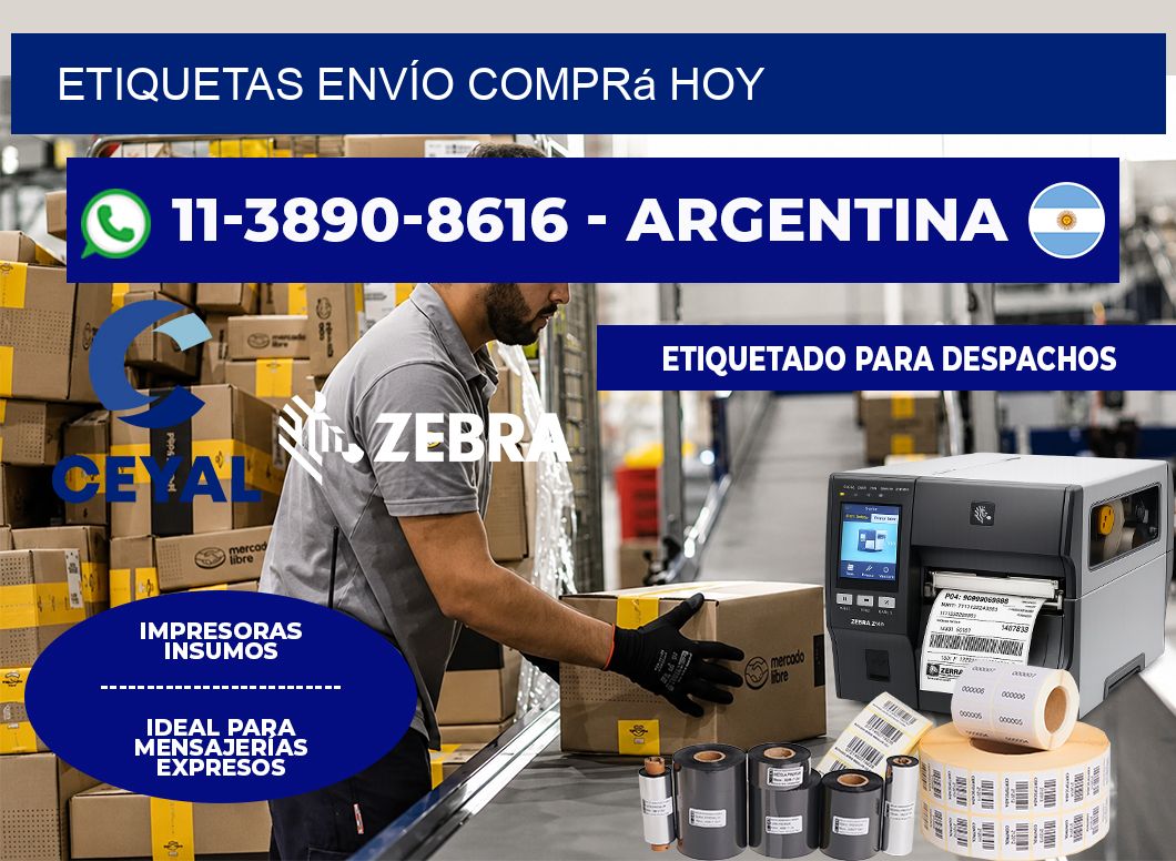 ETIQUETAS ENVÍO Comprá hoy