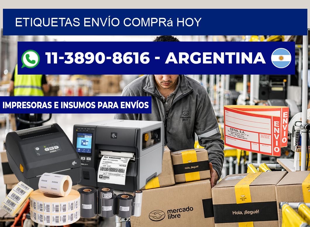 ETIQUETAS ENVÍO Comprá hoy