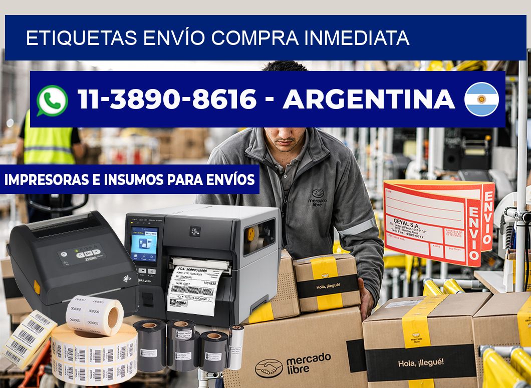 ETIQUETAS ENVÍO Compra inmediata