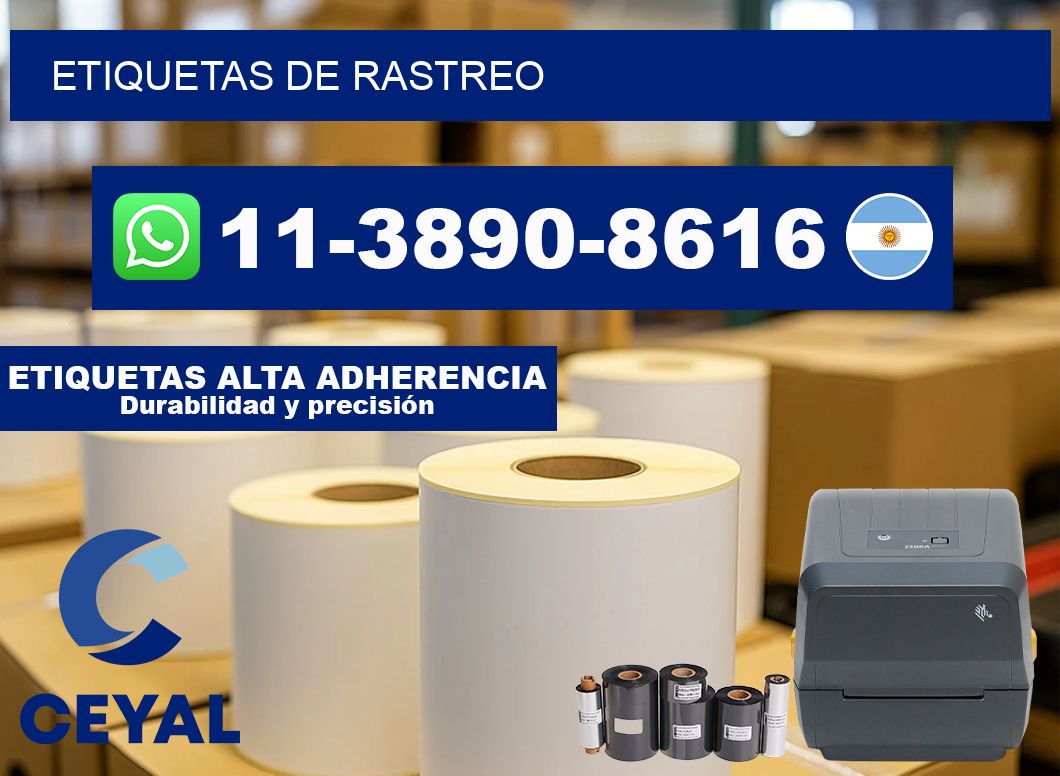 ETIQUETAS de rastreo