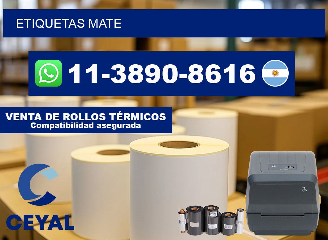 ETIQUETAS mate