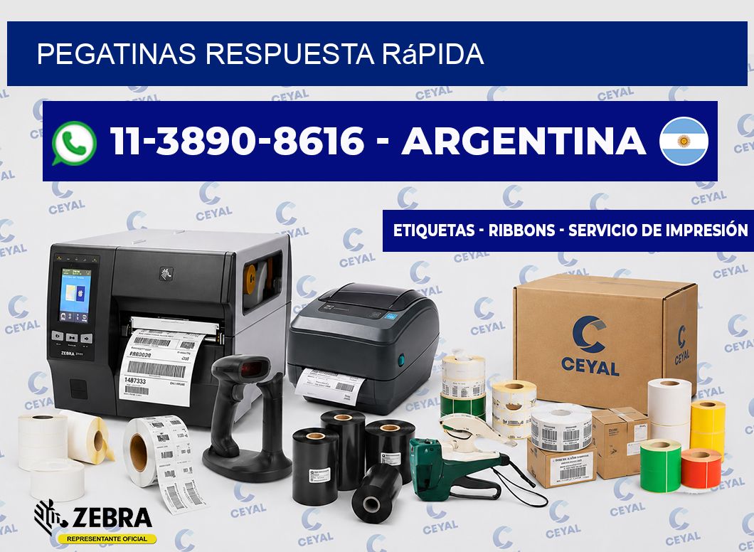 PEGATINAS Respuesta rápida
