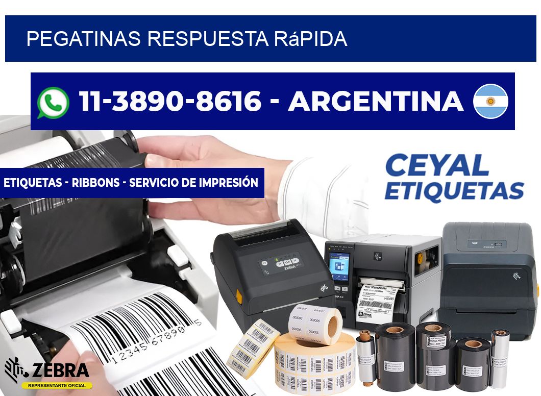 PEGATINAS Respuesta rápida