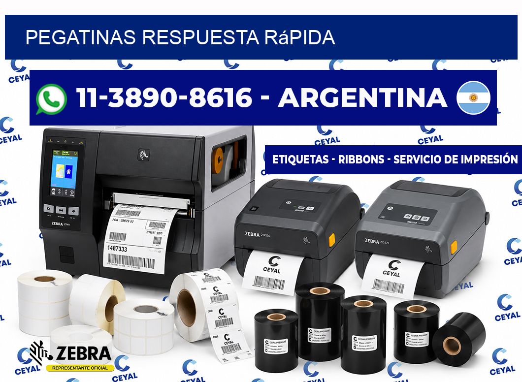 PEGATINAS Respuesta rápida