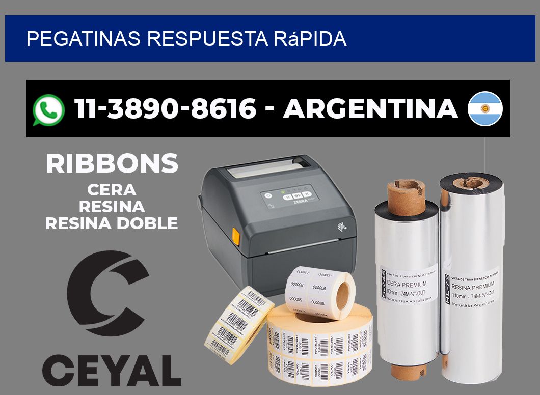 PEGATINAS Respuesta rápida