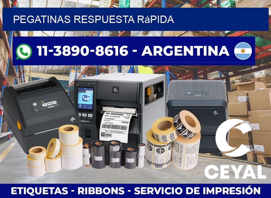 PEGATINAS Respuesta rápida