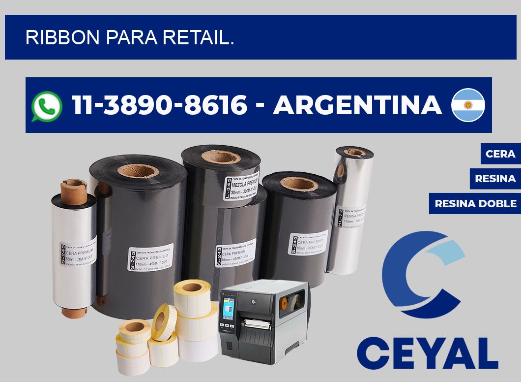 RIBBON PARA RETAIL.