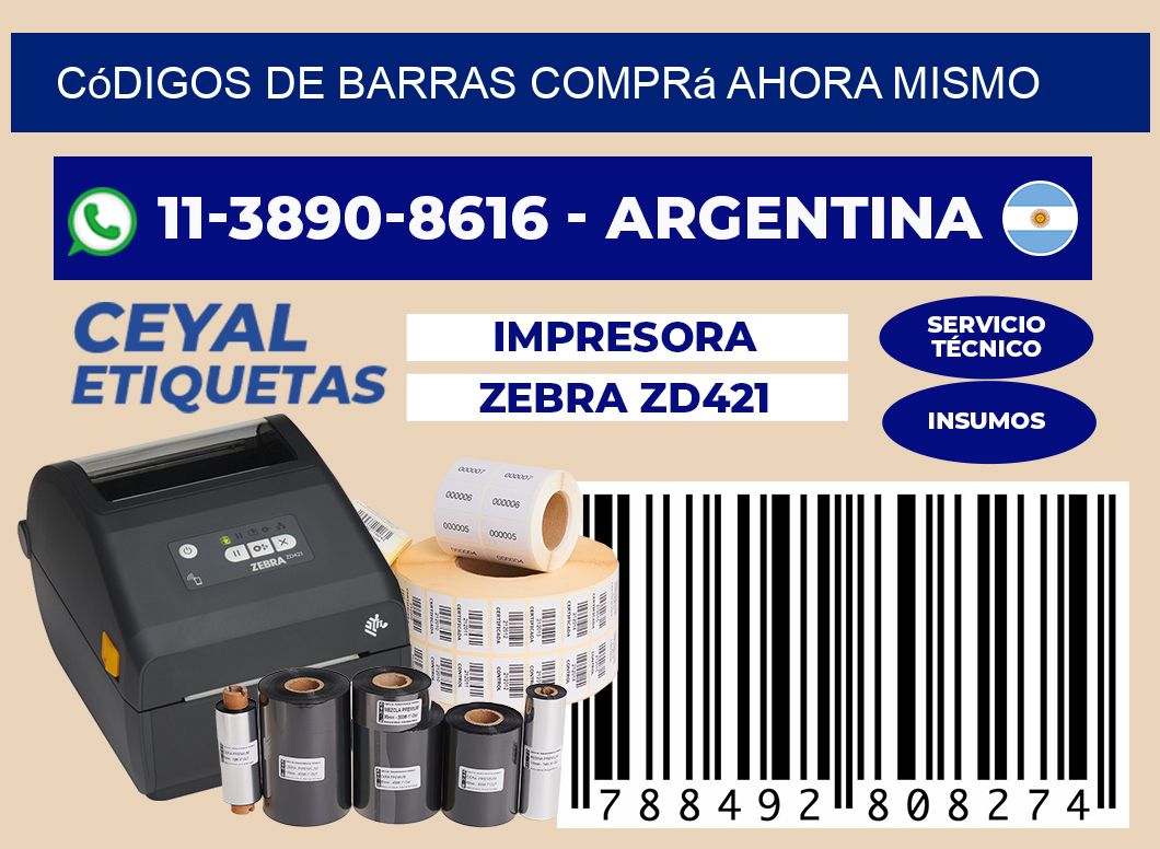 códigos de barras Comprá ahora mismo
