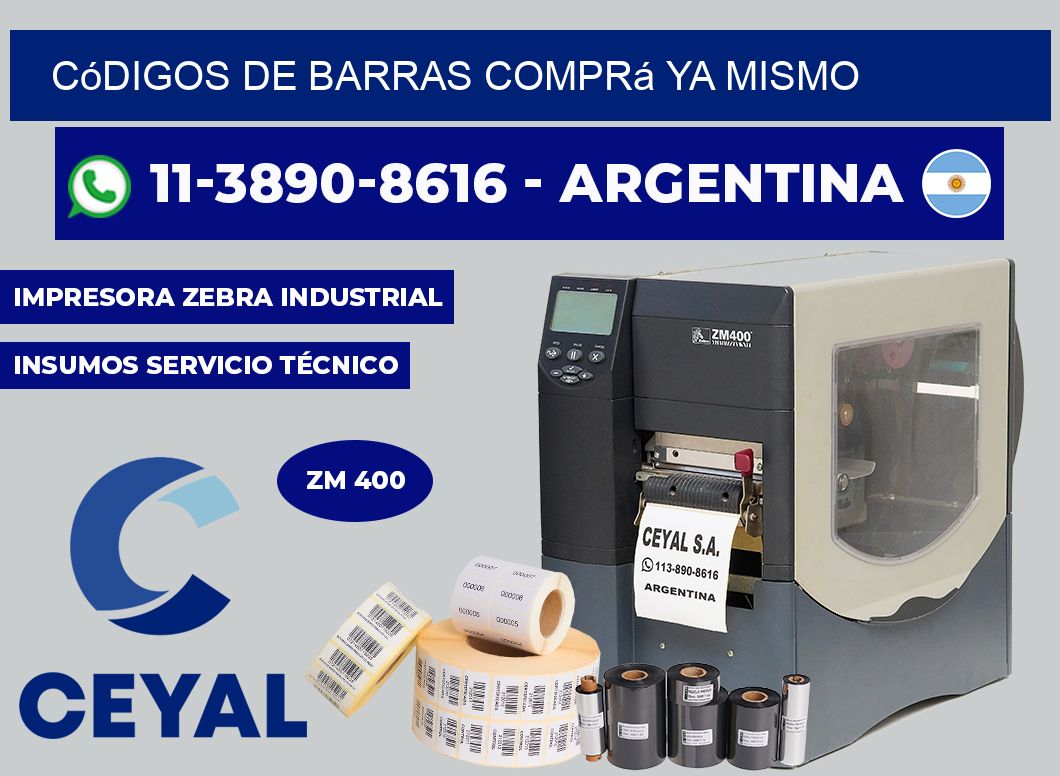 códigos de barras Comprá ya mismo