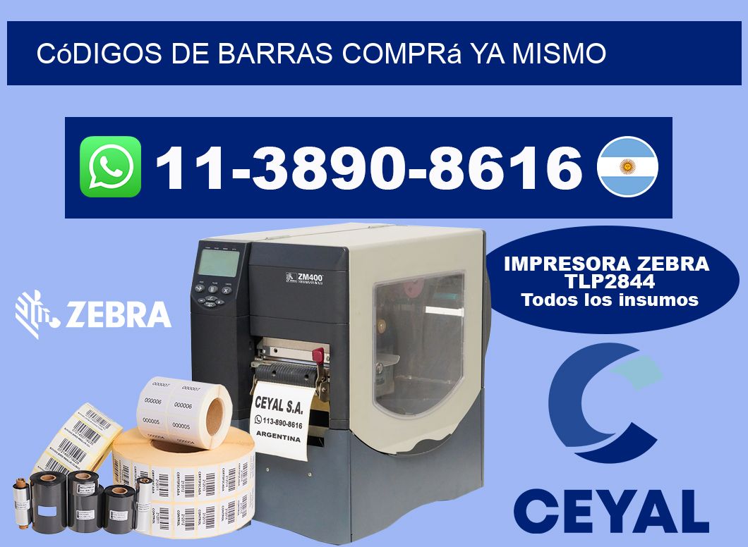 códigos de barras Comprá ya mismo