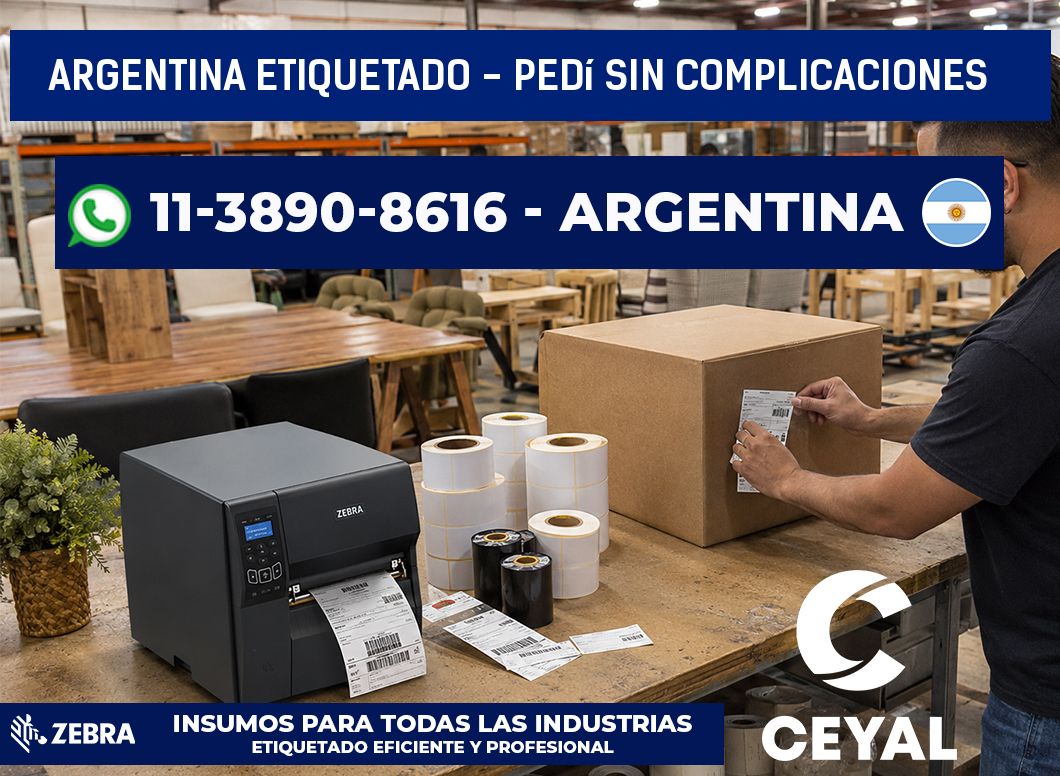 ARGENTINA ETIQUETADO - Pedí sin complicaciones