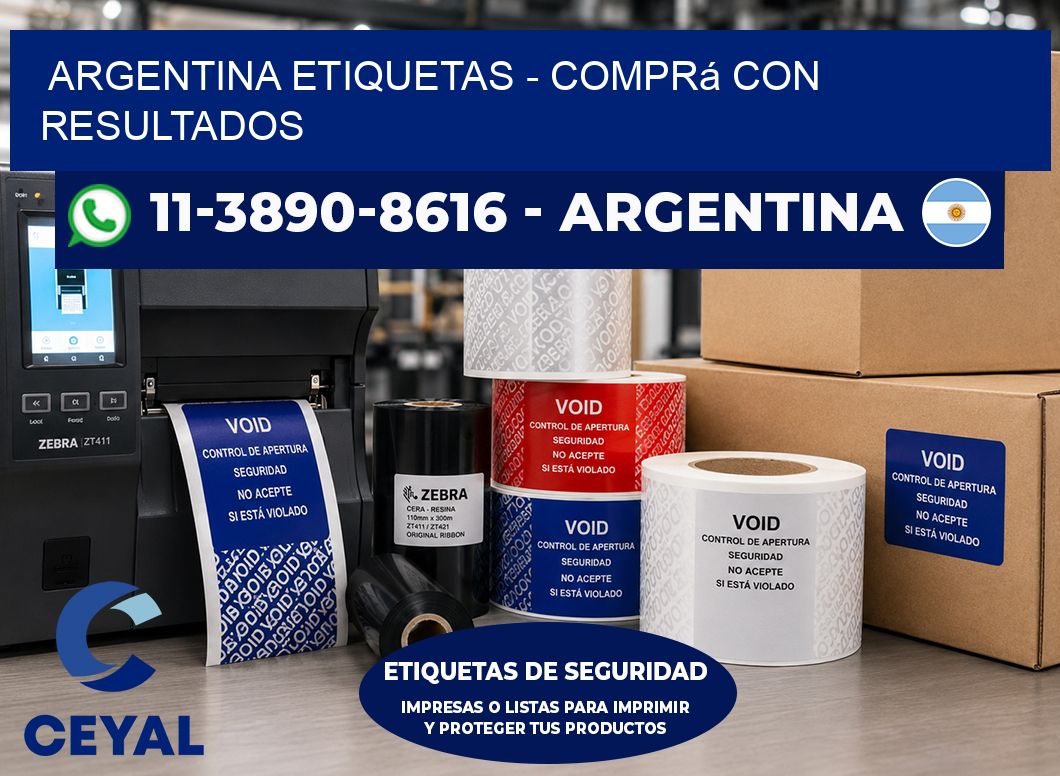 ARGENTINA ETIQUETAS - Comprá con resultados