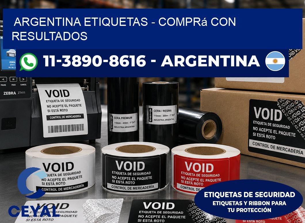 ARGENTINA ETIQUETAS - Comprá con resultados