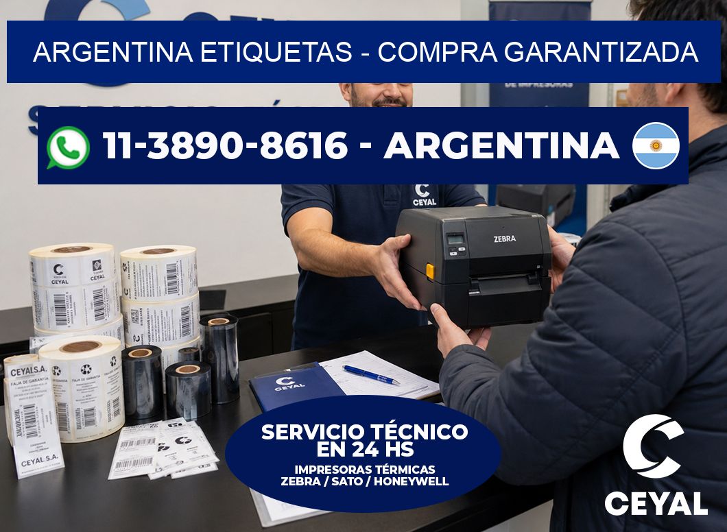 ARGENTINA ETIQUETAS - Compra garantizada