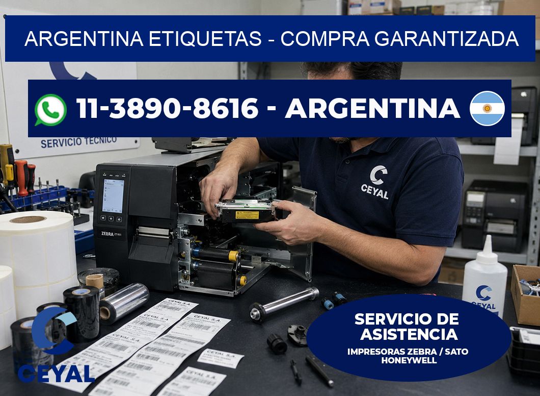ARGENTINA ETIQUETAS - Compra garantizada