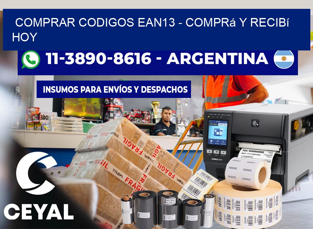 COMPRAR CODIGOS EAN13 - Comprá y recibí hoy