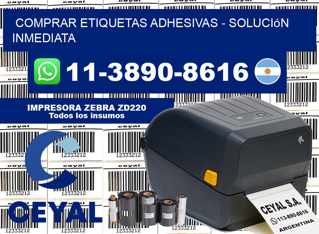 COMPRAR ETIQUETAS ADHESIVAS - Solución inmediata