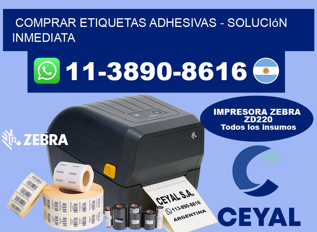 COMPRAR ETIQUETAS ADHESIVAS - Solución inmediata