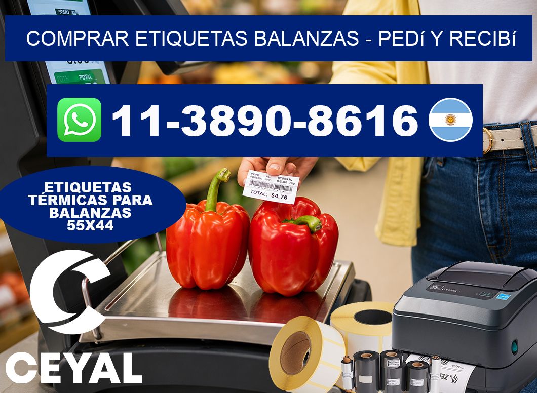 COMPRAR ETIQUETAS BALANZAS - Pedí y recibí