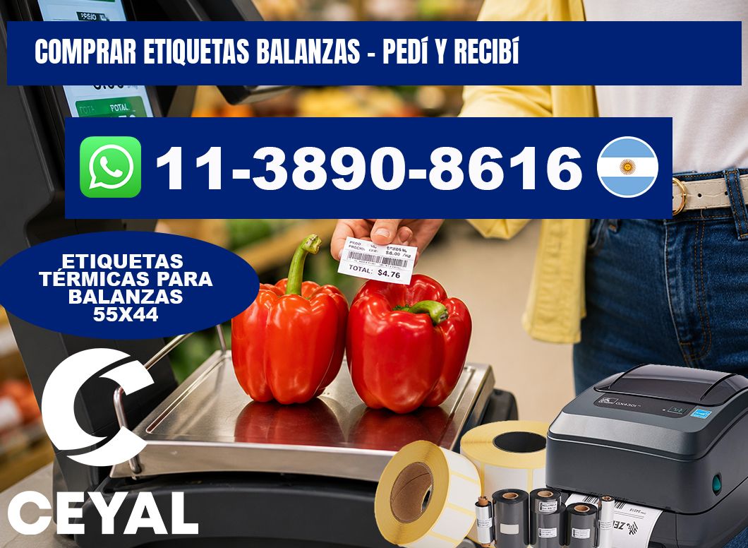 COMPRAR ETIQUETAS BALANZAS - Pedí y recibí