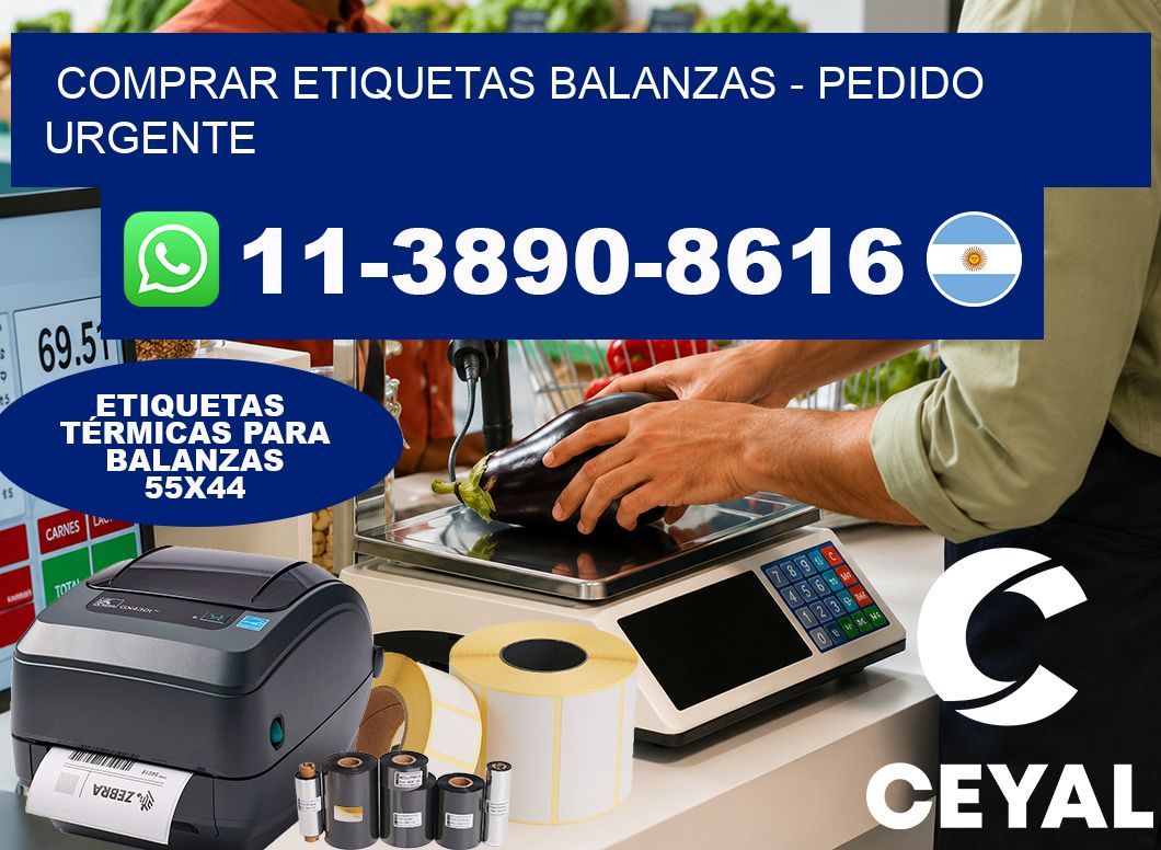 COMPRAR ETIQUETAS BALANZAS – Pedido urgente