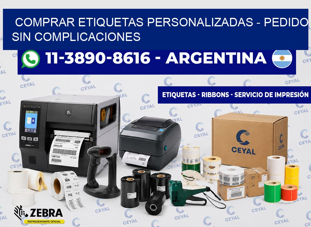 COMPRAR ETIQUETAS PERSONALIZADAS - Pedido sin complicaciones