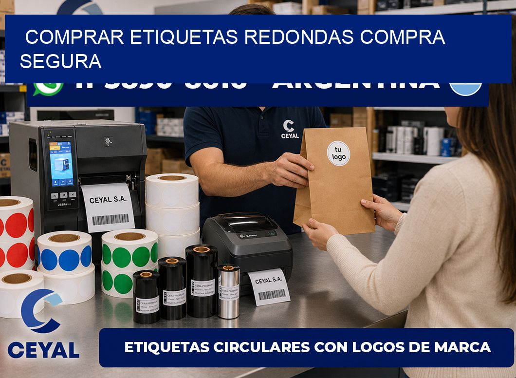 COMPRAR ETIQUETAS REDONDAS Compra segura