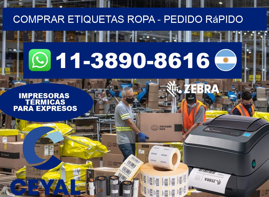 COMPRAR ETIQUETAS ROPA - Pedido rápido