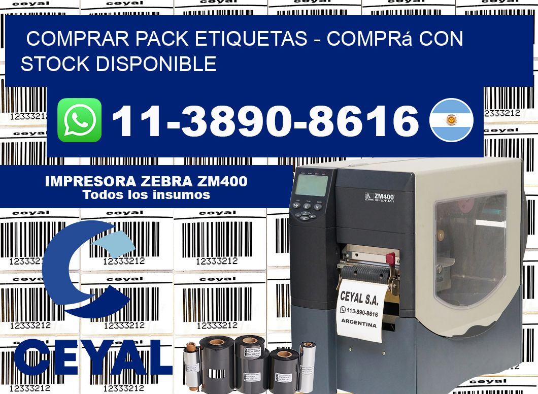 COMPRAR PACK ETIQUETAS – Comprá con stock disponible