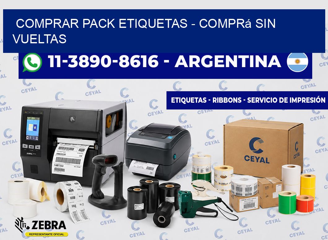 COMPRAR PACK ETIQUETAS - Comprá sin vueltas