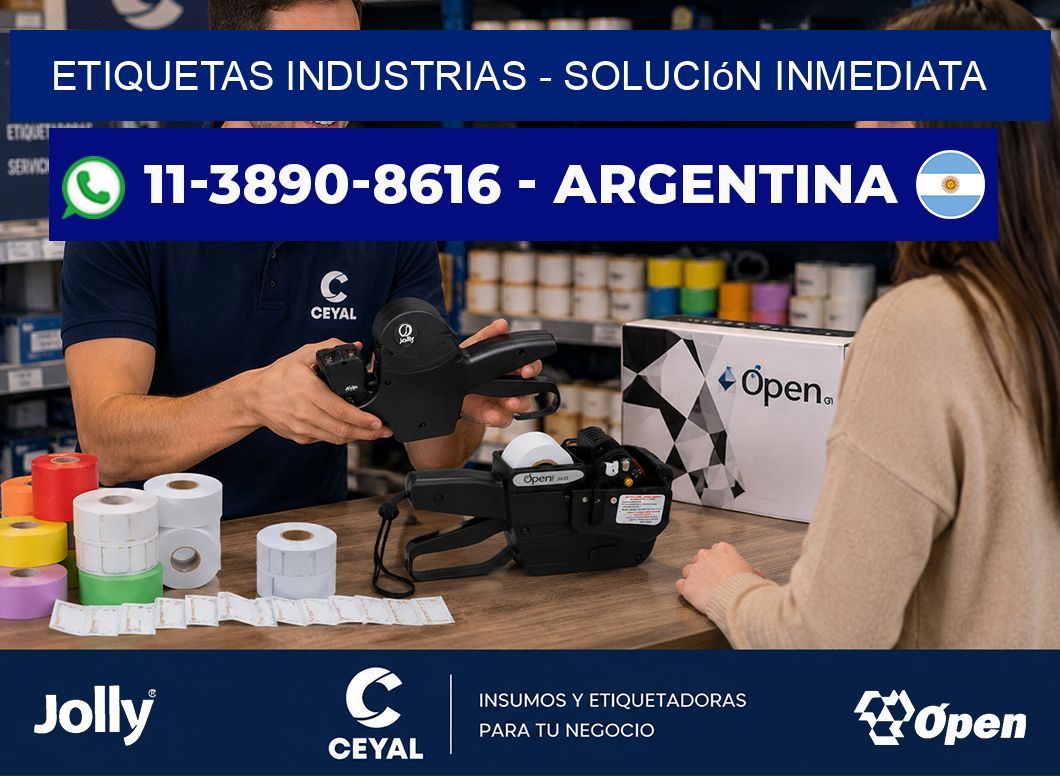 ETIQUETAS INDUSTRIAS - Solución inmediata
