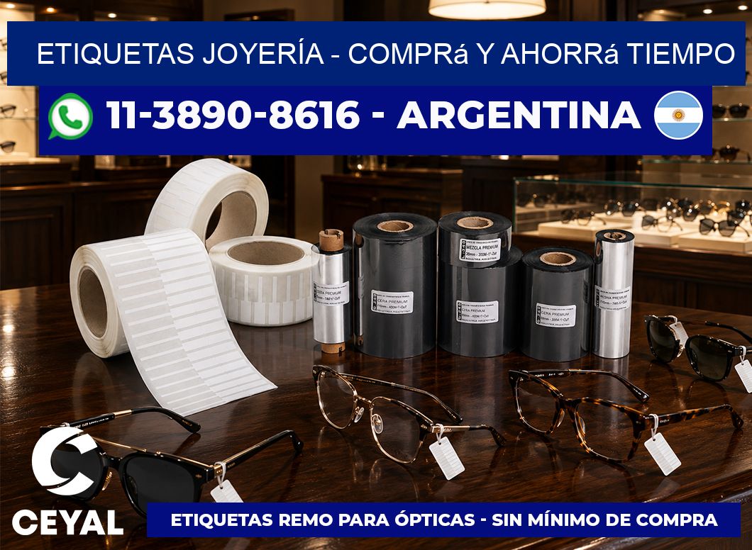 ETIQUETAS JOYERÍA - Comprá y ahorrá tiempo
