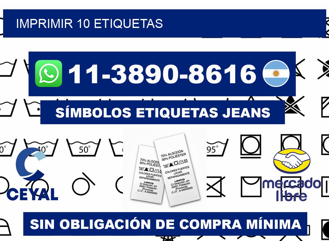 IMPRIMIR 10 ETIQUETAS
