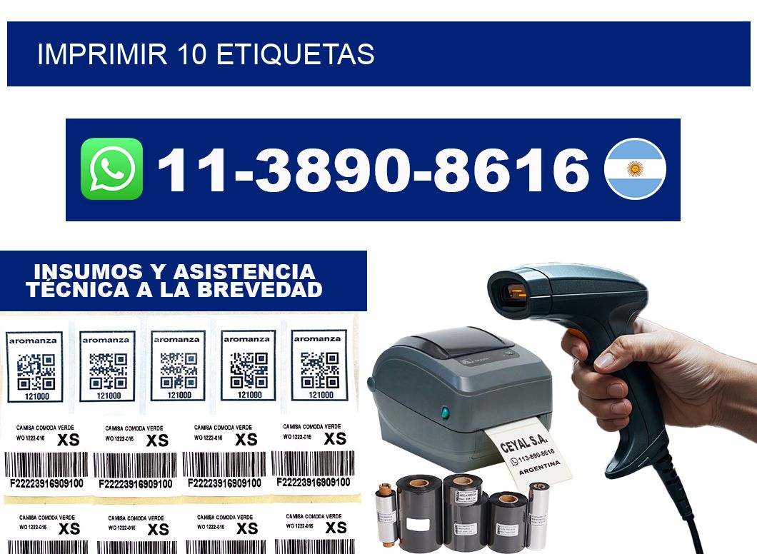 IMPRIMIR 10 ETIQUETAS