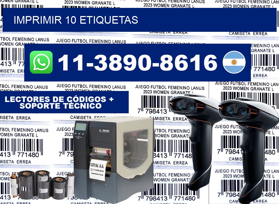 IMPRIMIR 10 ETIQUETAS