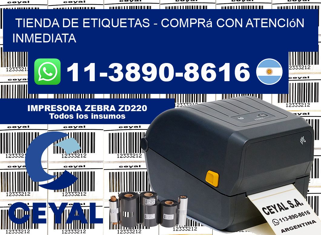 TIENDA DE ETIQUETAS - Comprá con atención inmediata