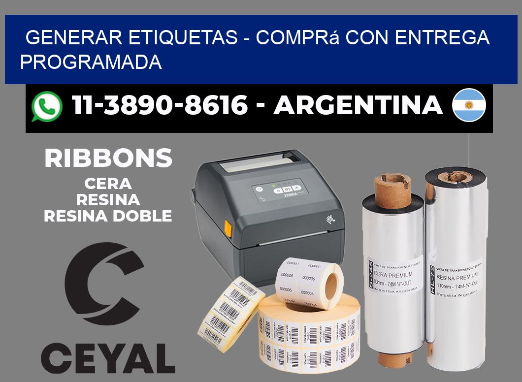 GENERAR ETIQUETAS - Comprá con entrega programada