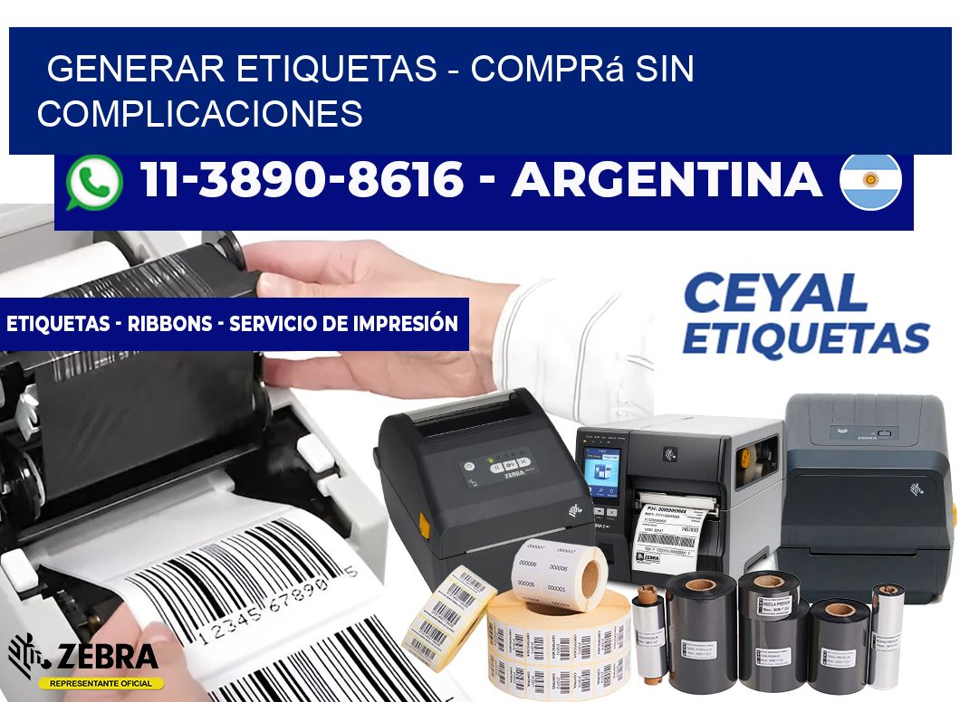 GENERAR ETIQUETAS - Comprá sin complicaciones