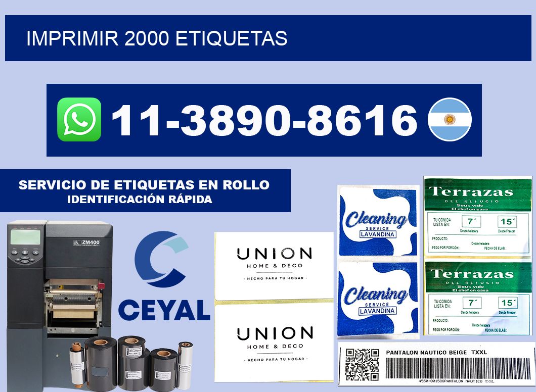 IMPRIMIR 2000 ETIQUETAS