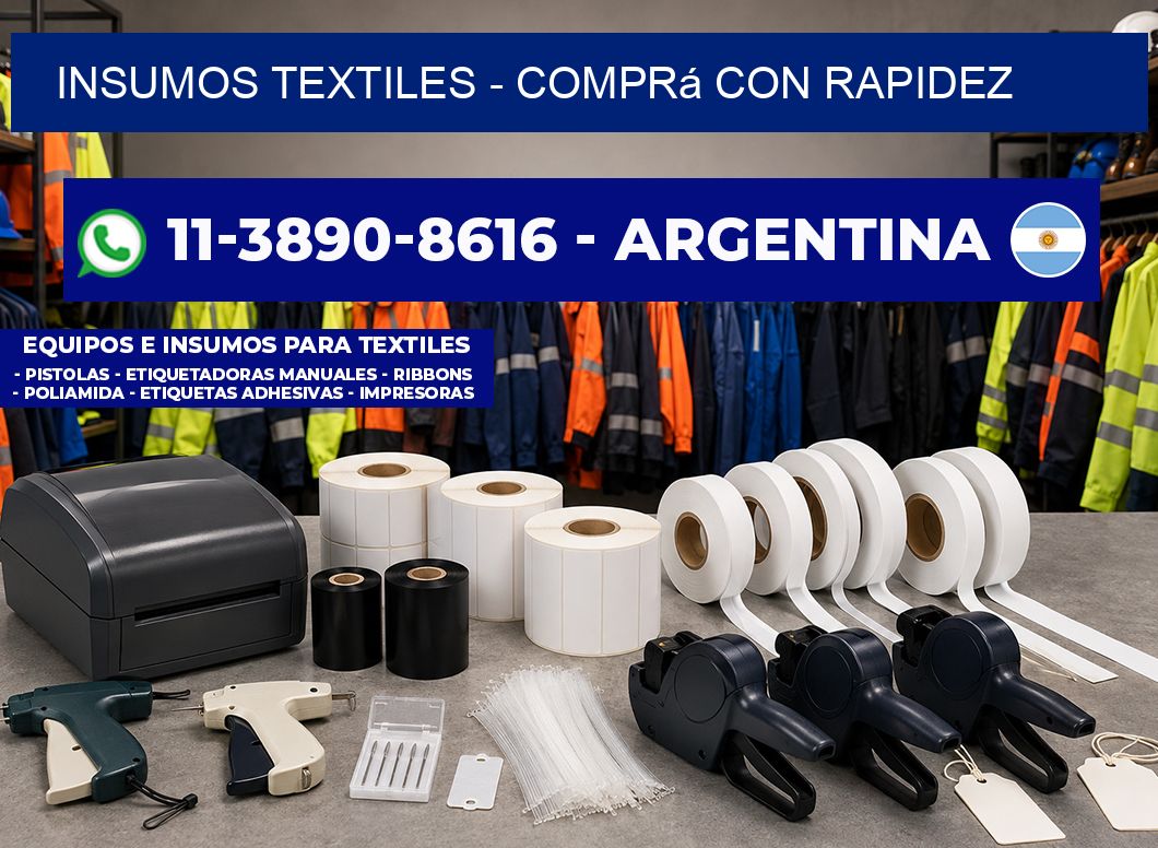 INSUMOS TEXTILES - Comprá con rapidez