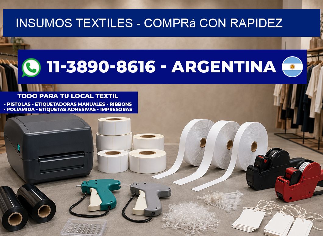 INSUMOS TEXTILES - Comprá con rapidez