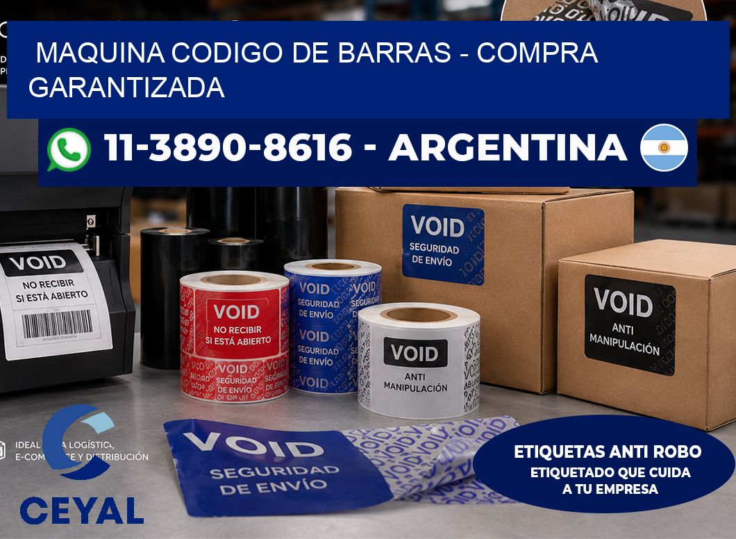 MAQUINA CODIGO DE BARRAS – Compra garantizada