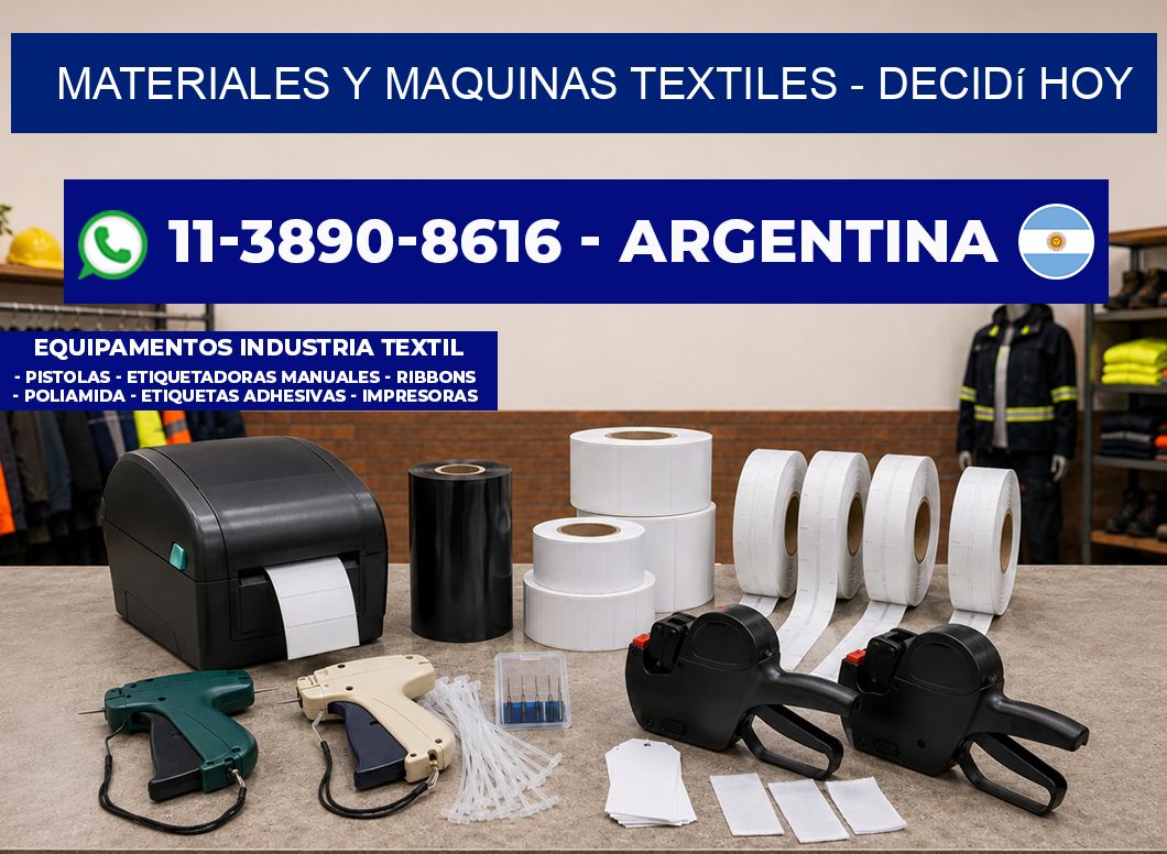 MATERIALES Y MAQUINAS TEXTILES - Decidí hoy