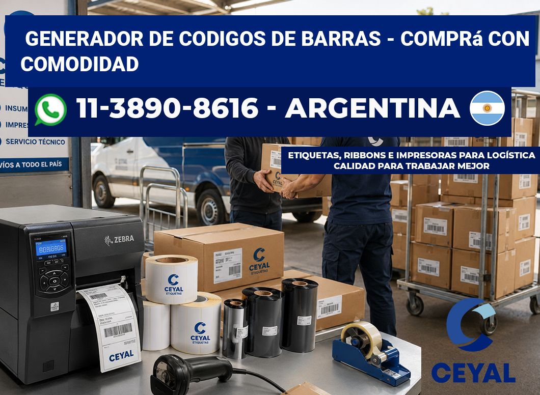 generador de codigos de barras – Comprá con comodidad