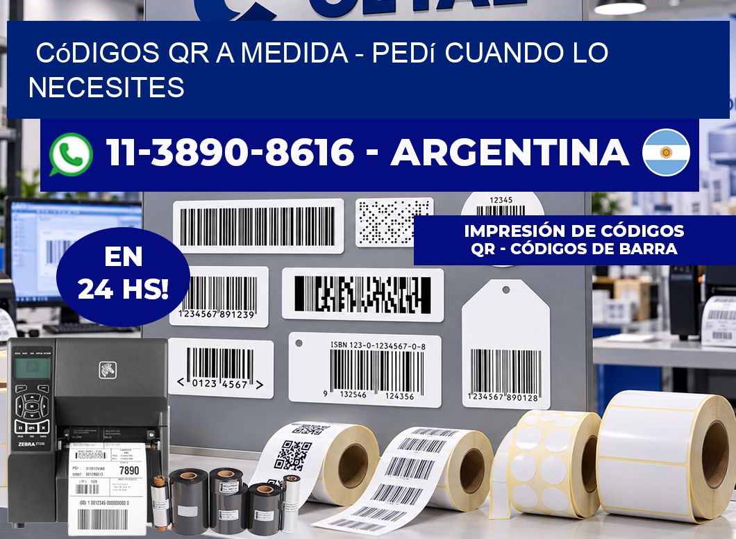 Códigos QR a Medida - Pedí cuando lo necesites